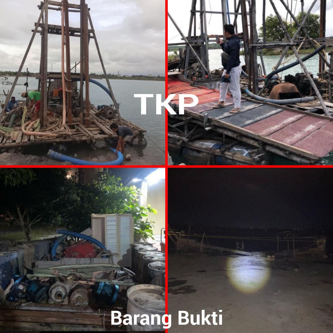 foto tkp dan Bb polres bateng